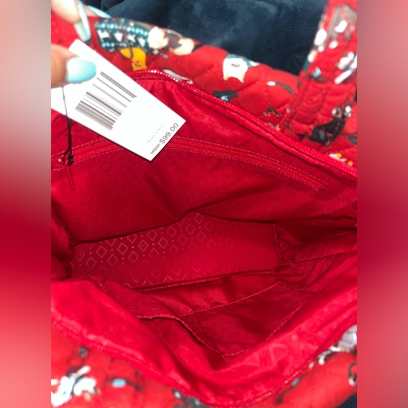 Vera Bradley tote holiday cat - Picture 5 of 6